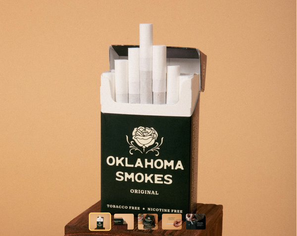Oklahoma Smokes -Natural Hemp Pre Rolls (Nicotine & Tobacco Free )