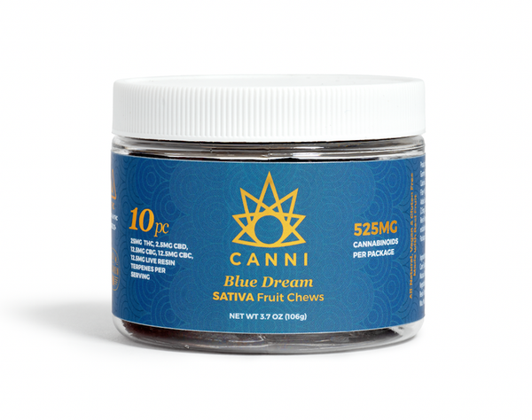 Canni Rec 25mg High Chews (Blue Dream/Sativa)