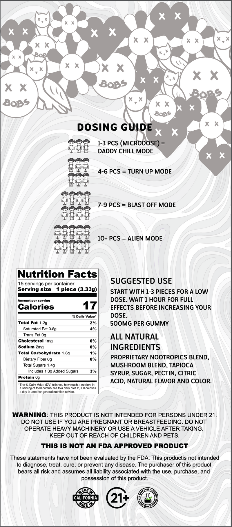 Happy Bobs Milk Chocolate Bars