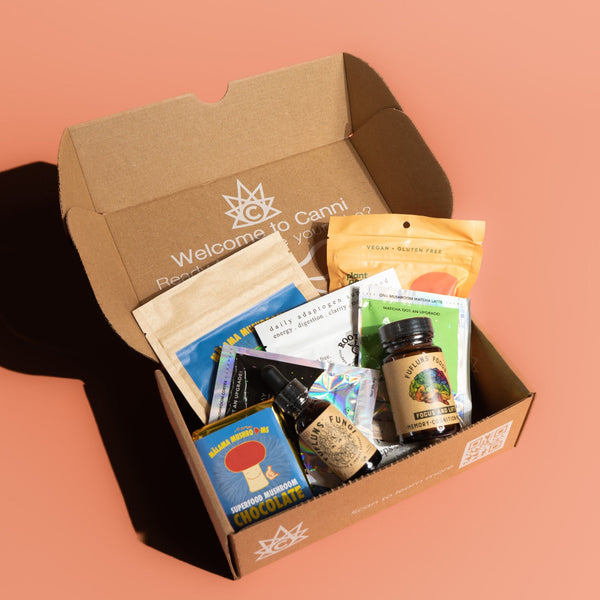Canni functional mushroom subscription box assortment